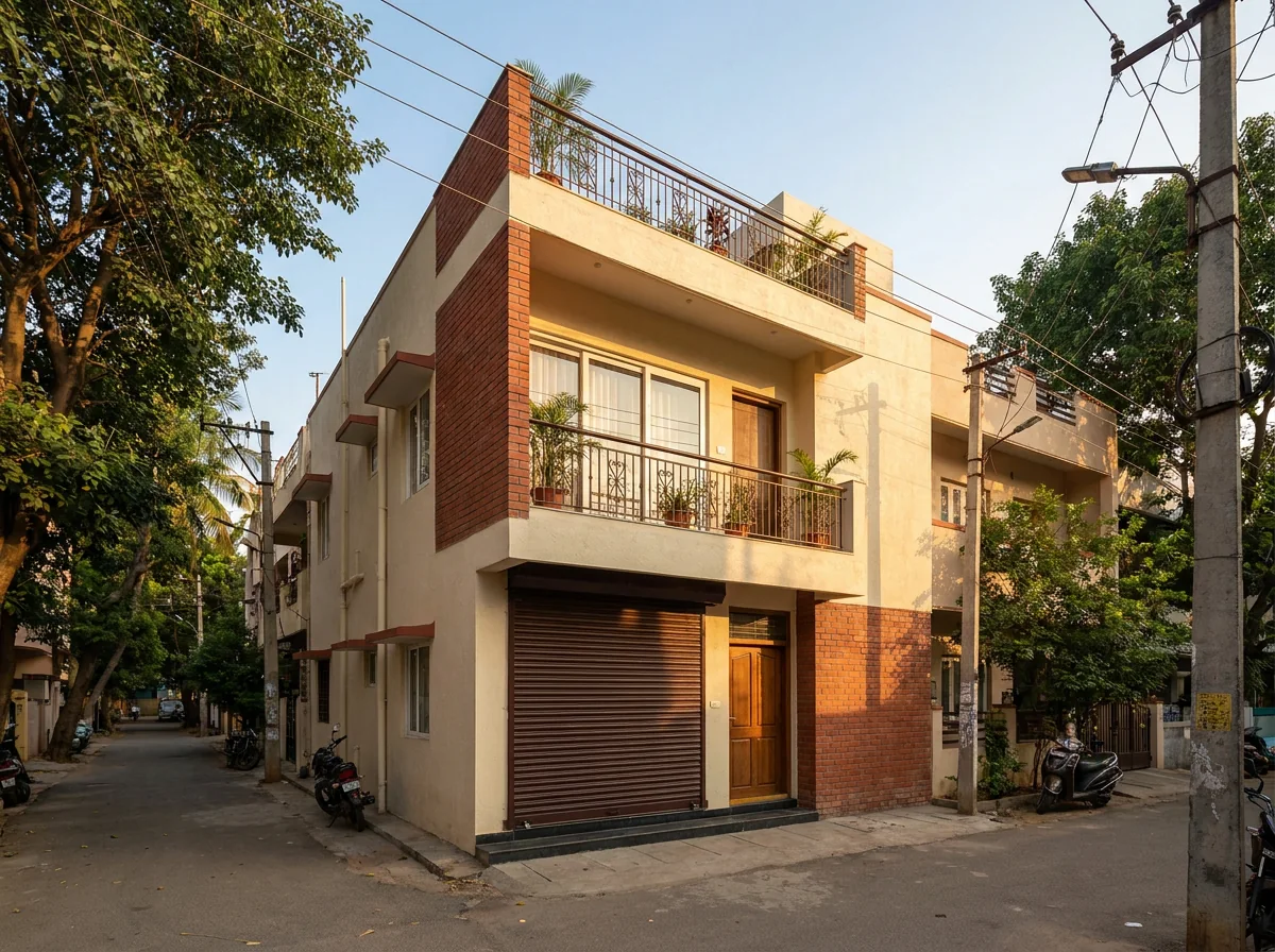 Completed G+1 building with shop at Hulimavu
